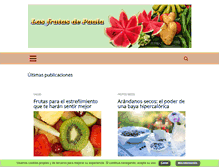 Tablet Screenshot of lasfrutasdepaula.com